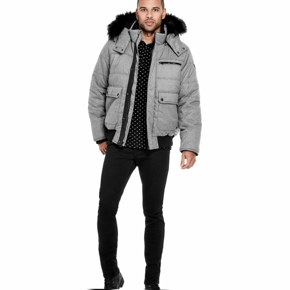 NEW GUESS Men's Drake Puffer Jacket - Picture 4 of 5